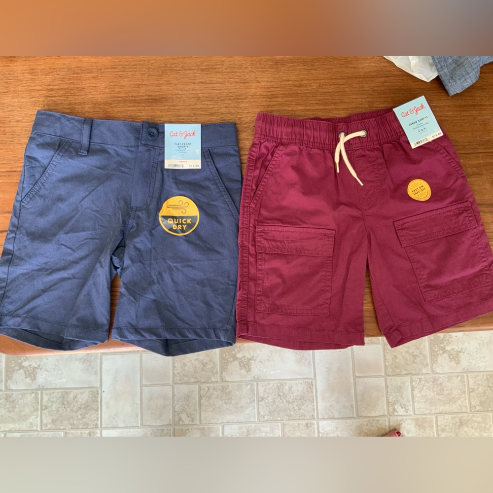 Cat & Jack Kids Shorts - Blue and Red